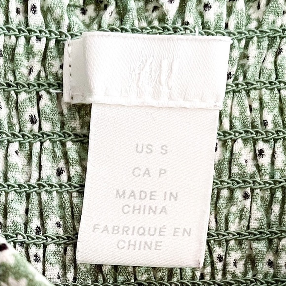 H&m Ditsy Floral Peasant Blouse - Picture 5 of 12